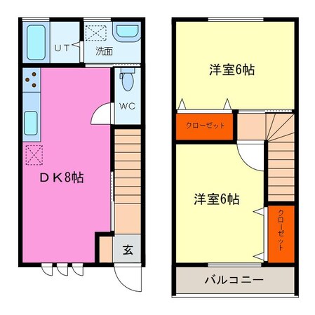 メゾンユノスの物件間取画像